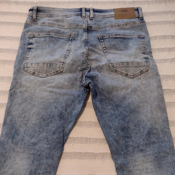 FSBN Light Blue Distressed Denim Jeans - Picture 10 of 12